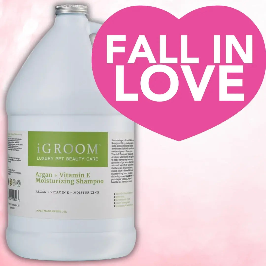 Argan and Vitamin E Shampoo Gallon by iGroom