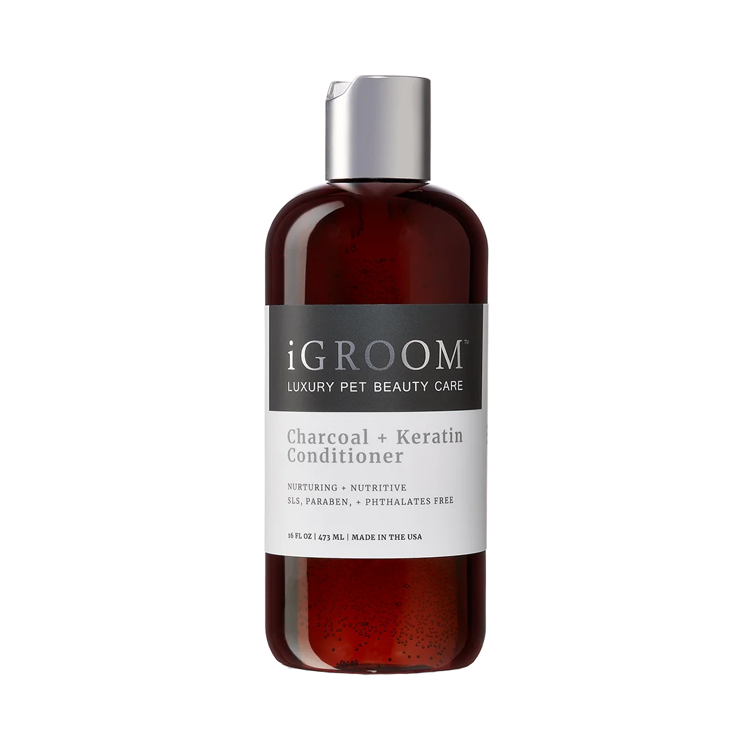 Charcoal and Keratin Shampoo 16oz by iGroom