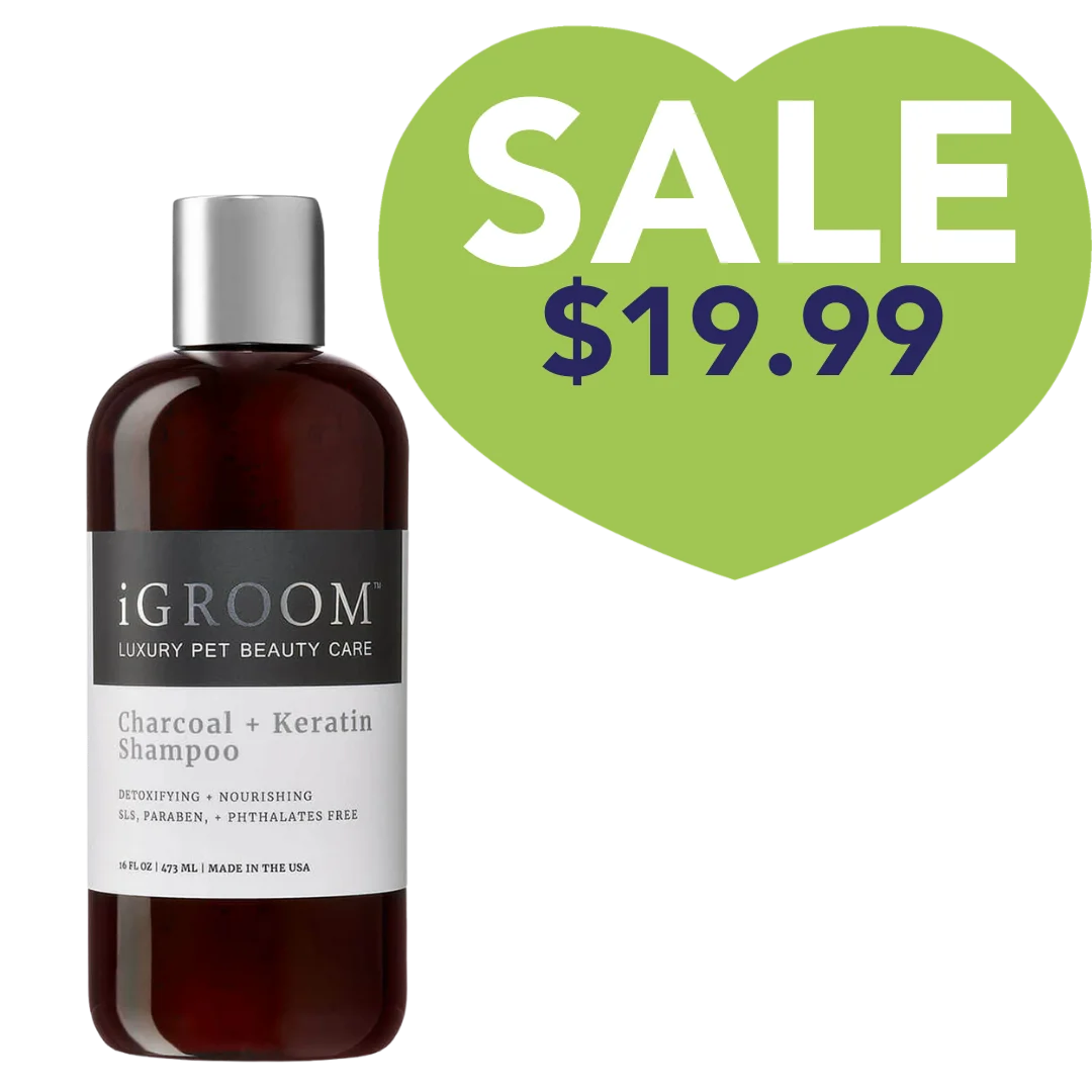 Charcoal and Keratin Shampoo 16oz by iGroom