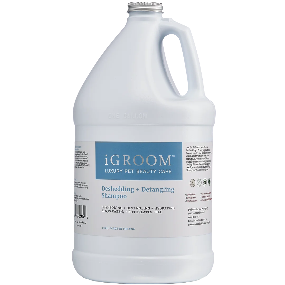 Deshedding and Detangling Shampoo Gallon by iGroom