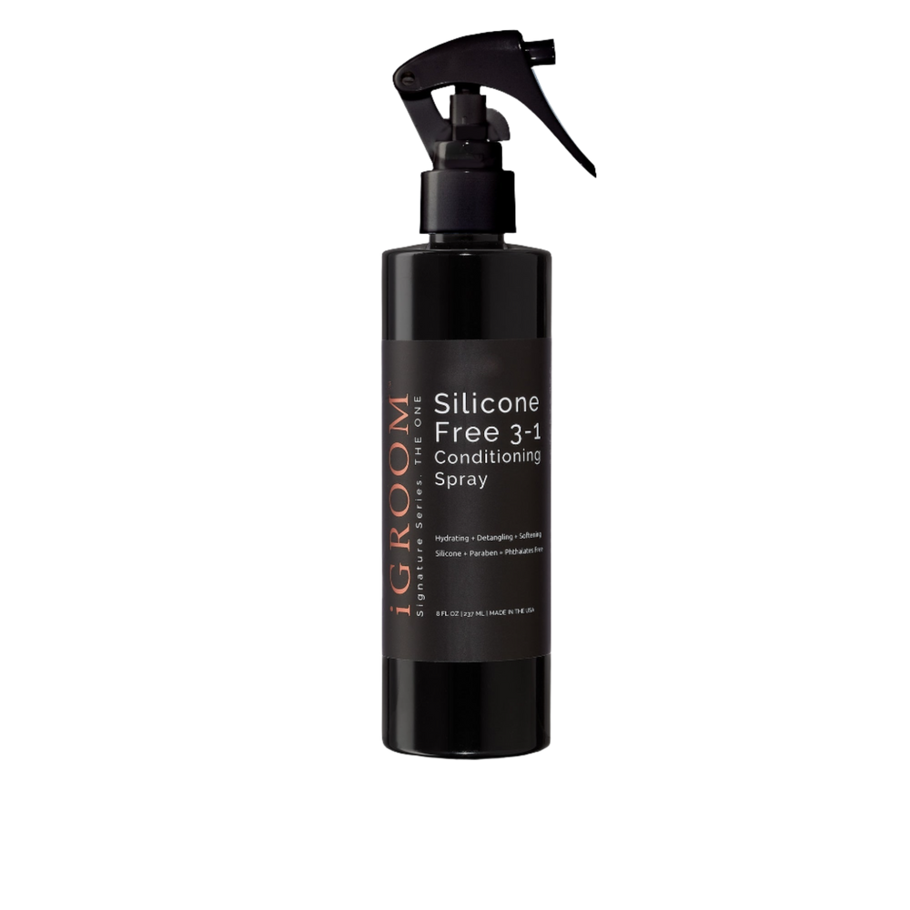 Silicone Free 3-1 Conditioning/Detangling Spray 8oz by iGroom