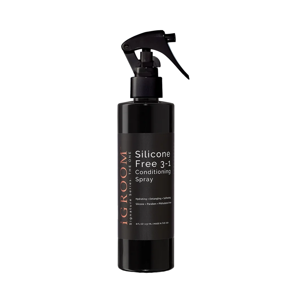 Silicone Free 3-1 Conditioning/Detangling Spray 8oz by iGroom