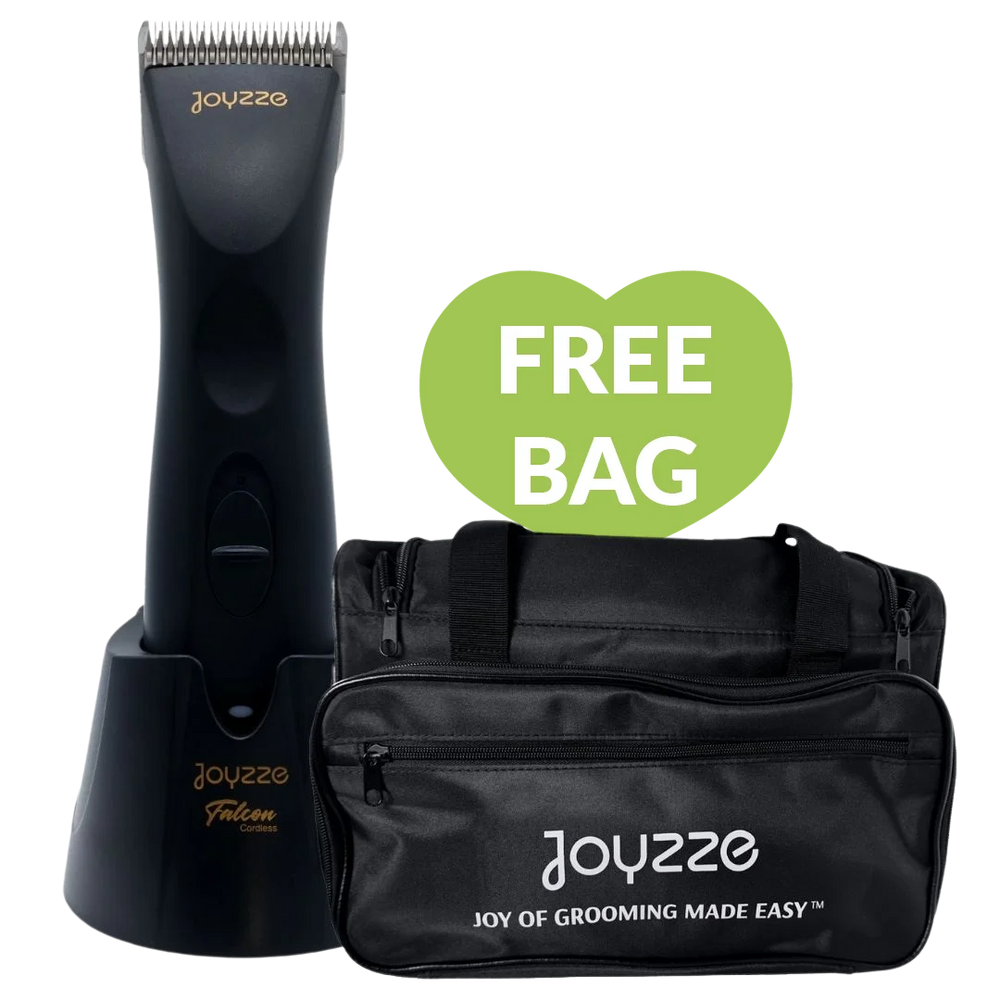 Falcon Black Cordless Clipper with Free Bag by Joyzze