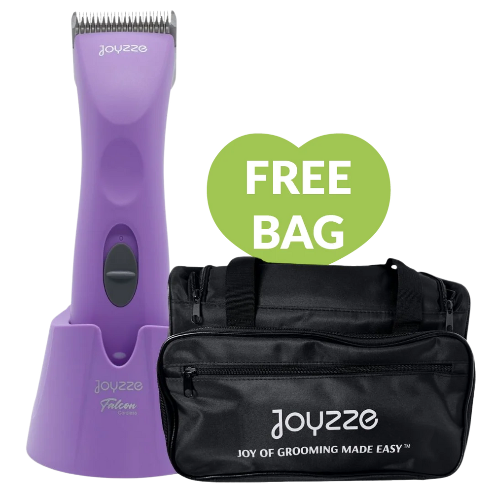 Falcon Purple Cordless Clipper with Free Bag by Joyzze