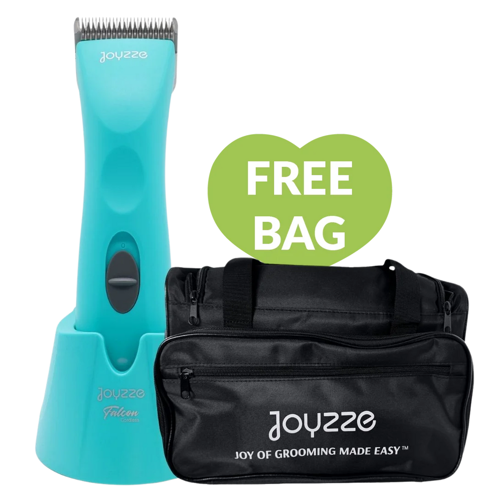 Falcon Teal Cordless Clipper with Free Bag by Joyzze