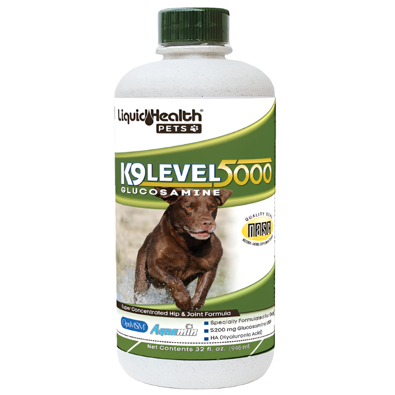 K9 Level 5000 Glucosamine Joint Supplement 32oz by Liquid Health Pets