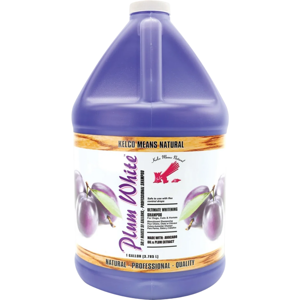 Plum White Shampoo Gallon by Kelco