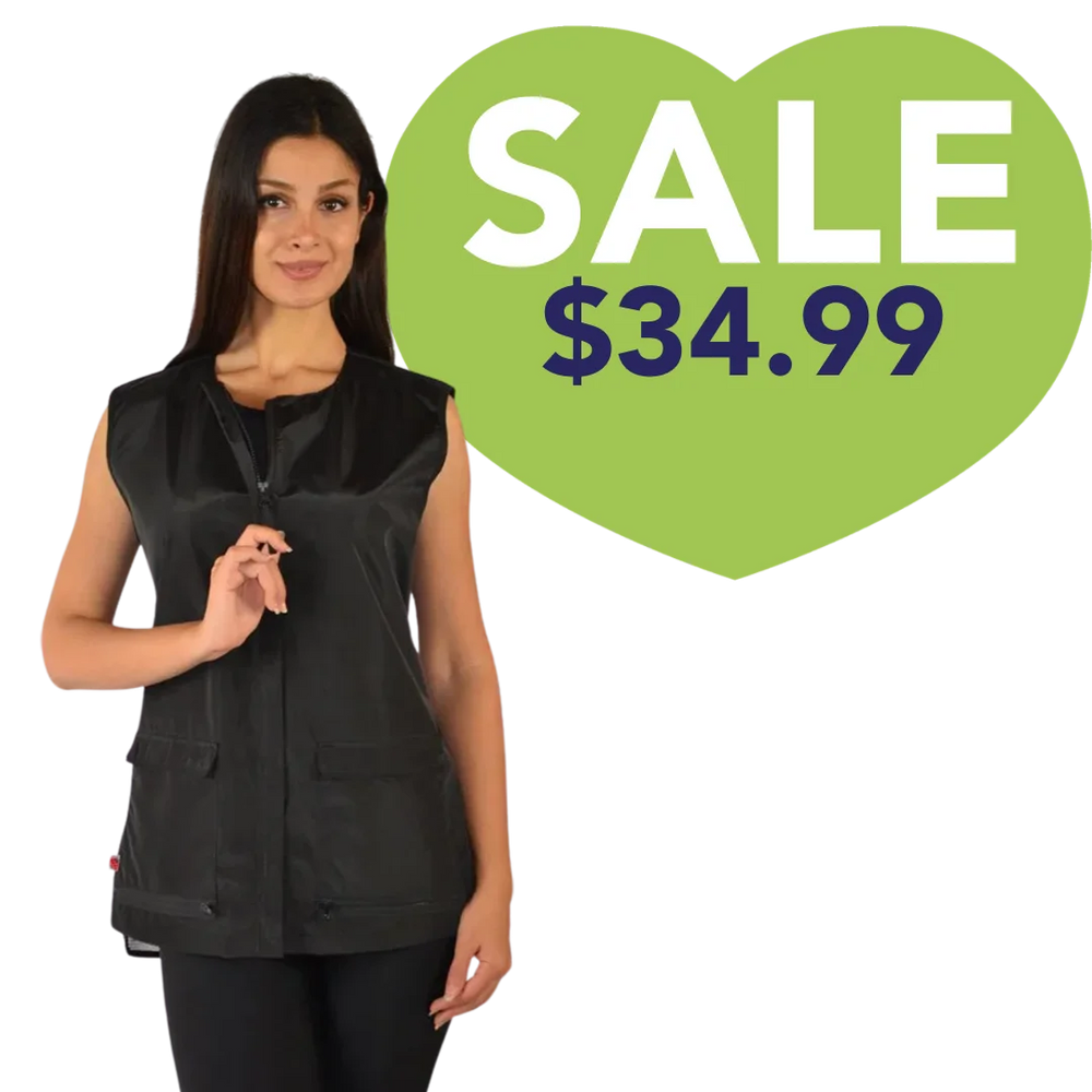 Ladies Waterproof Black Vest by Ladybird Line