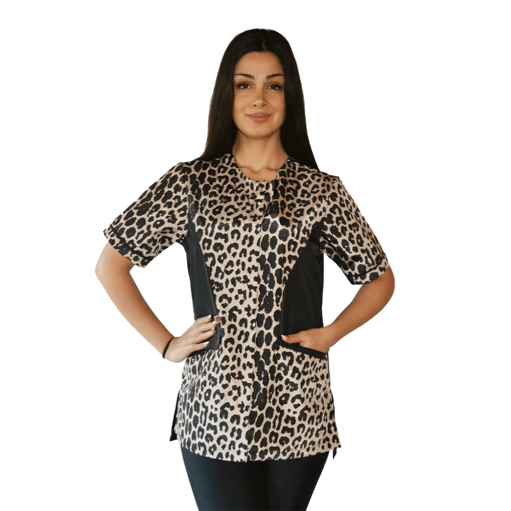 Leopard Print Bathing Jacket by Ladybird Line