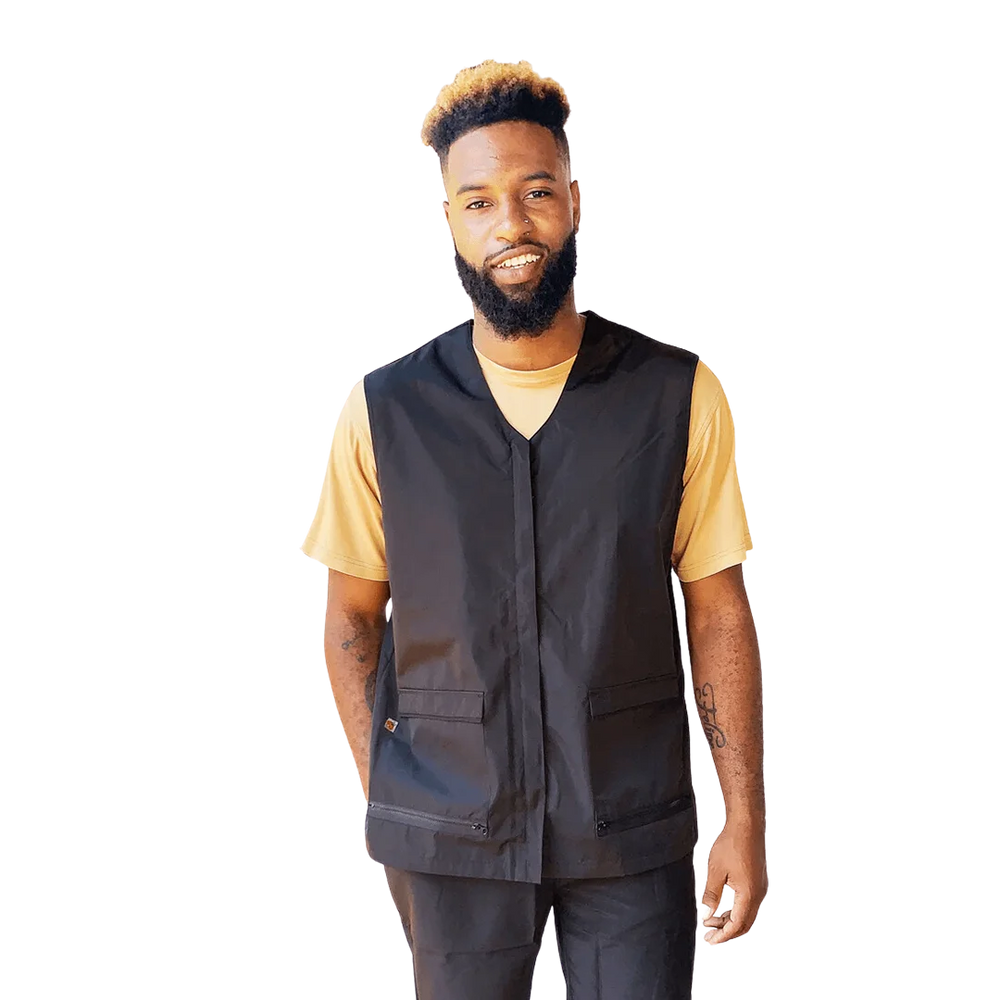 Men's Black Waterproof Vest by Ladybird Line