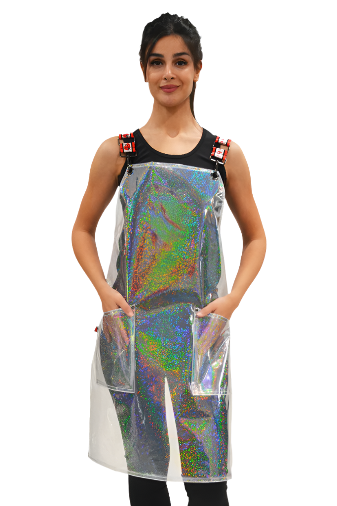 Clear Sparkle Signature Apron by Ladybird Line