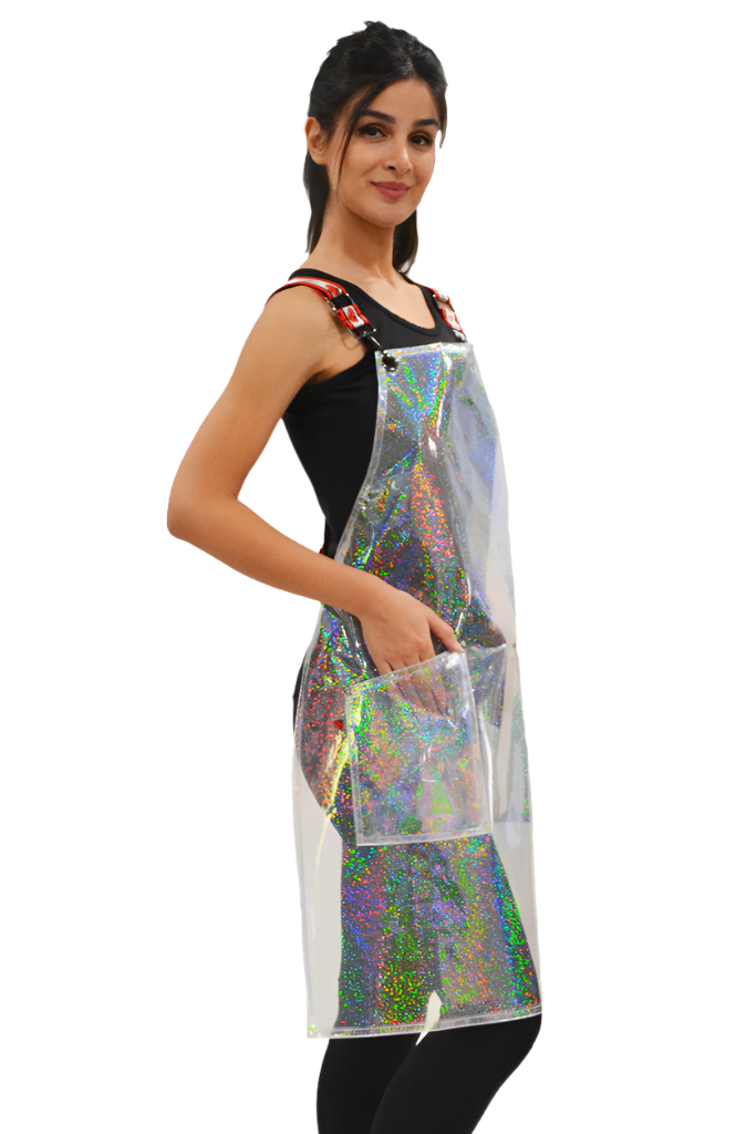 Clear Sparkle Signature Apron by Ladybird Line