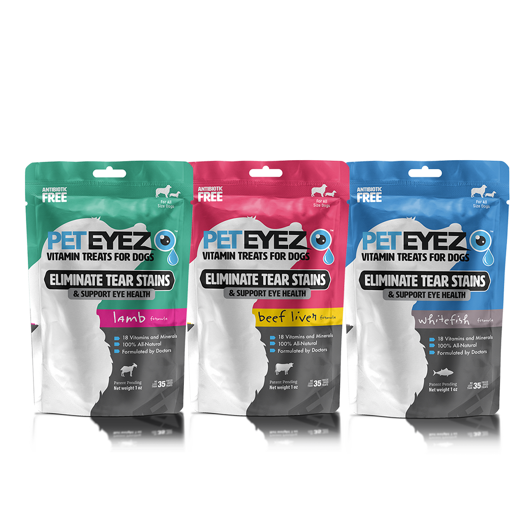 Lamb, Beef Liver and Whitefish Dog Treats Bundle by Pet Eyez