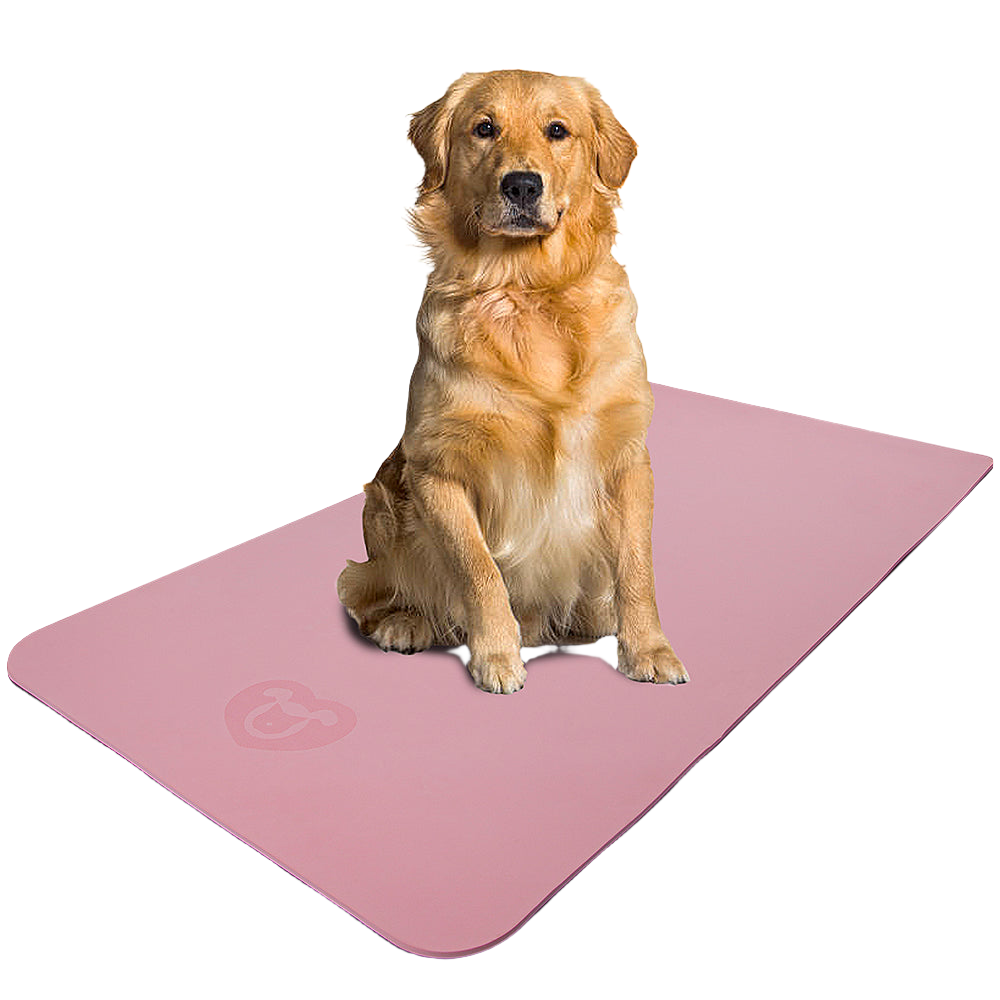 Grooming Table Mat 24 x48 Miami Black Pink by PetStore.Direct