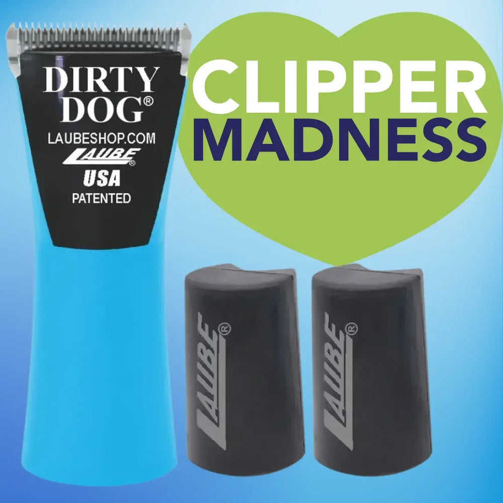 Dirty Dog Cordless 2 Speed Clipper Blue with Two Batteries by Laube