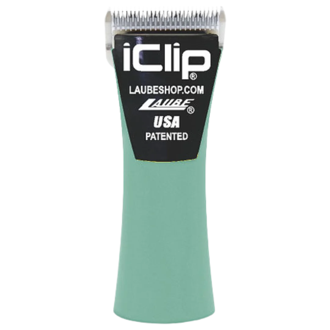 iClip Cordless 2 Speed Clipper Green with Two Batteries by Laube