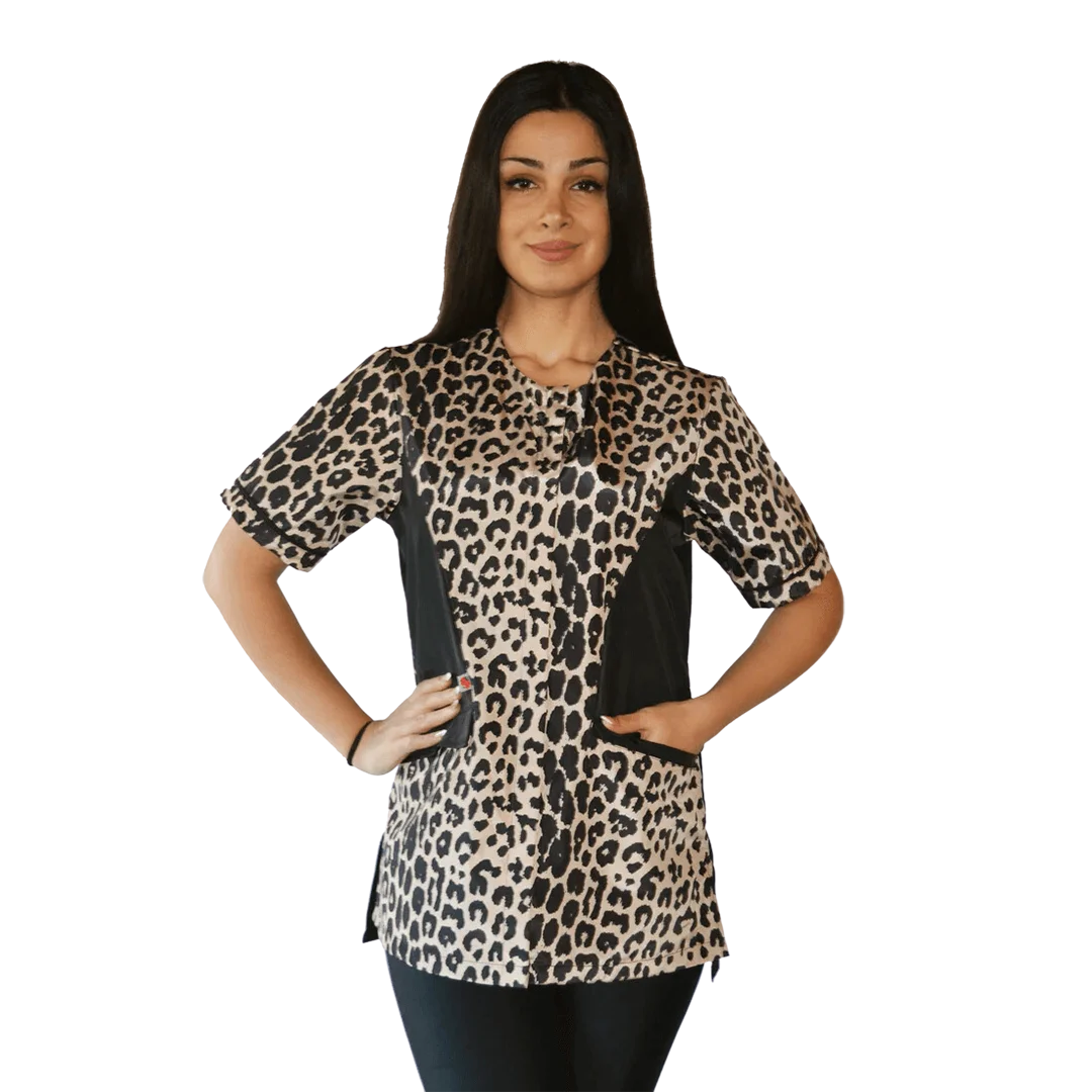 Ladybird Line Bathing Leopard Print Jacket 