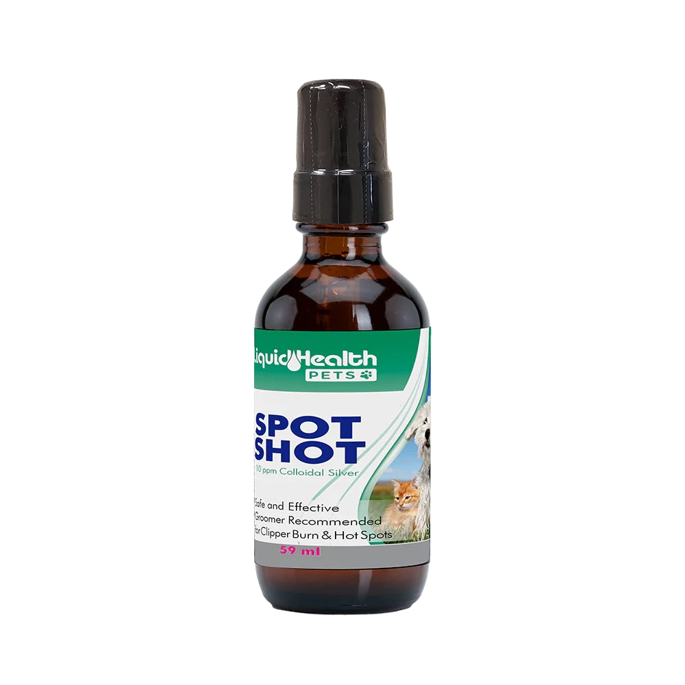 Spot Shot with Colloidal Silver for Dogs and Cats 2oz by Liquid Health Pets