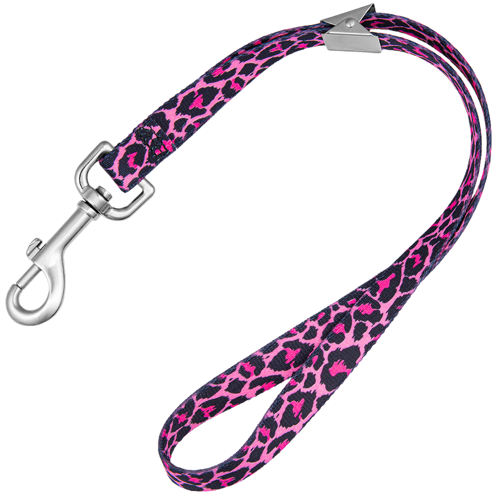 15" Pink Leopard Grooming Loop by Loop Dawgy Dawg