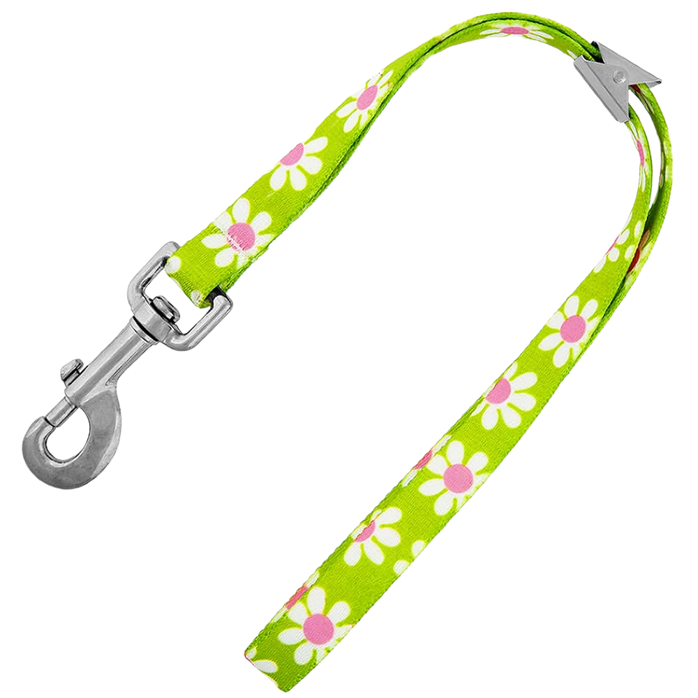 15" Green Daisy Grooming Loop by Loop Dawgy Dawg