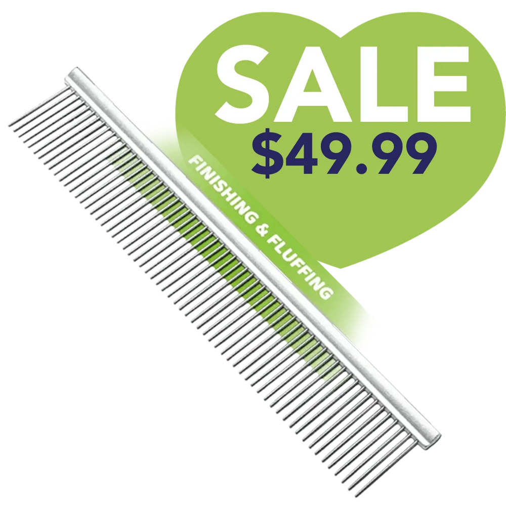 10" Groom Master Finishing & Fluffing Comb by Mastercut