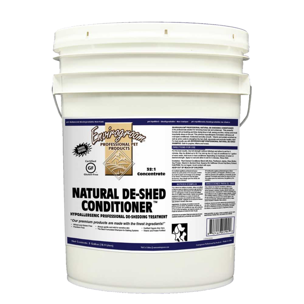 Natural De-shed Conditioner Bucket by Envirogroom