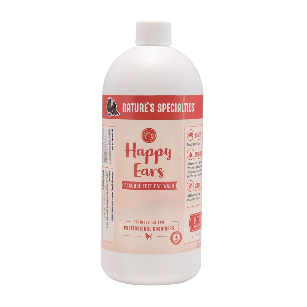 Happy Ears Alcohol Free Ear Wash 32oz by Nature's Specialties