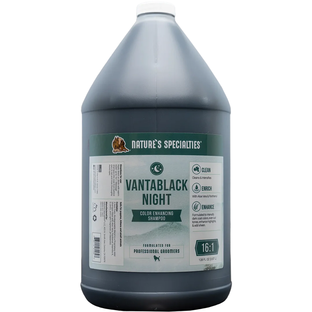 Vantablack Night Dark Coat Shampoo Gallon by Nature's Specialties