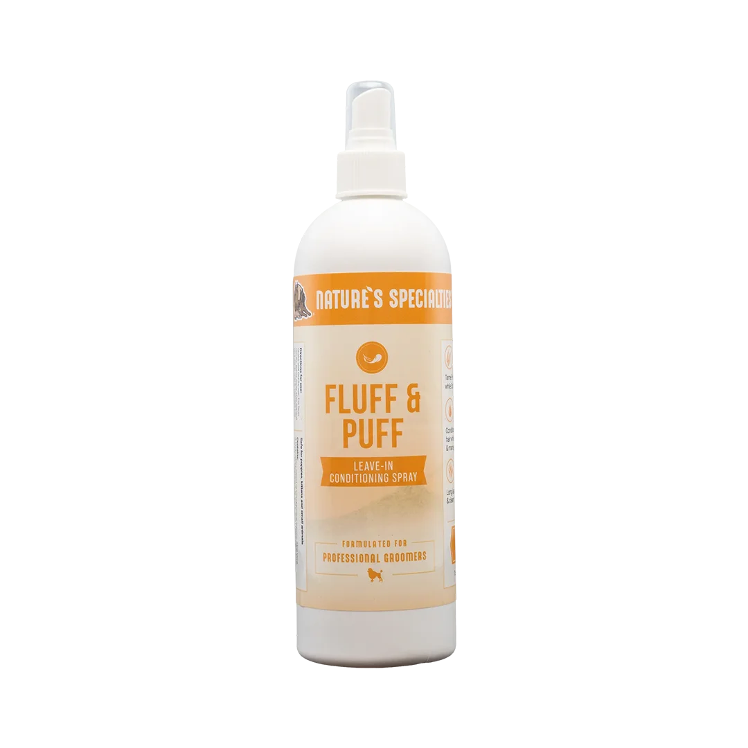 Fluff & Puff Re-moisturizing Spray 16oz by Nature's Specialties