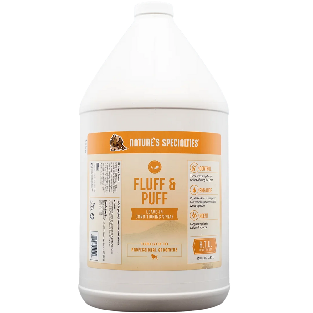 Fluff & Puff Re-moisturizing Spray Gallon by Nature's Specialties