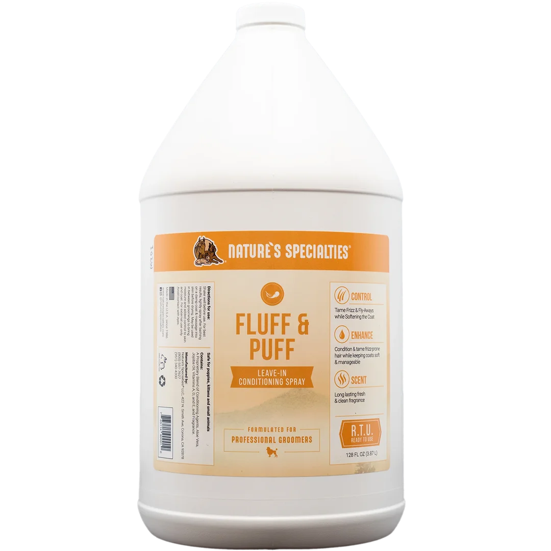 Fluff & Puff Re-moisturizing Spray Gallon by Nature's Specialties