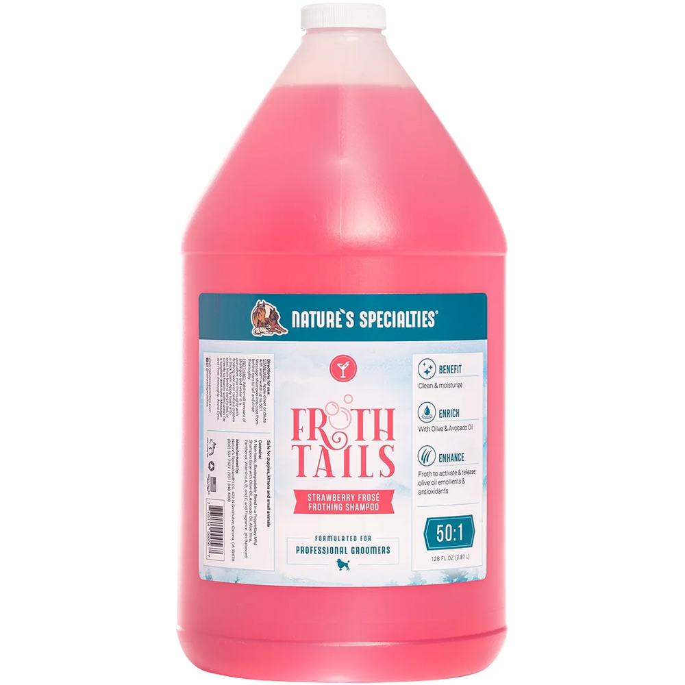 Frothtails Strawberry Frose Shampoo Gallon by Nature's Specialties