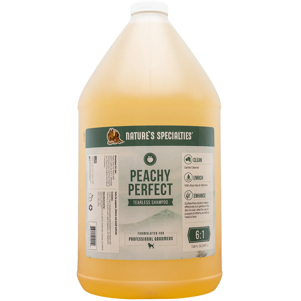 Peachy Perfect Shampoo for Puppy and Kitten Gallon by Nature's Specialties