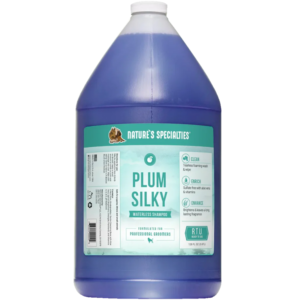 Plum Silky Waterless Shampoo Gallon by Nature's Specialties