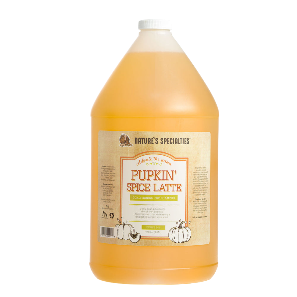 Pupkin Spice Latte Shampoo Gallon by Nature's Specialties