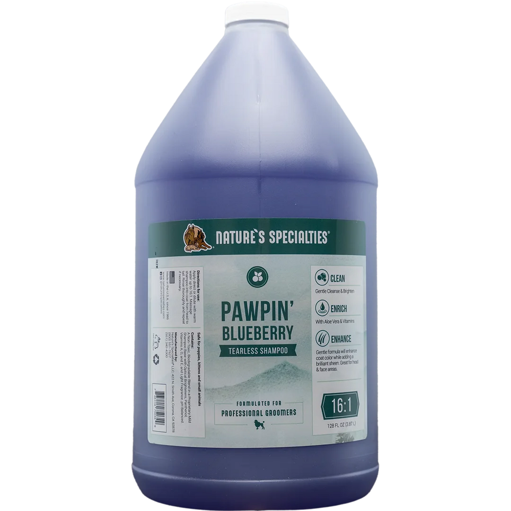 Pawpin Blueberry Face & Body Wash Shampoo Gallon by Nature's Specialties