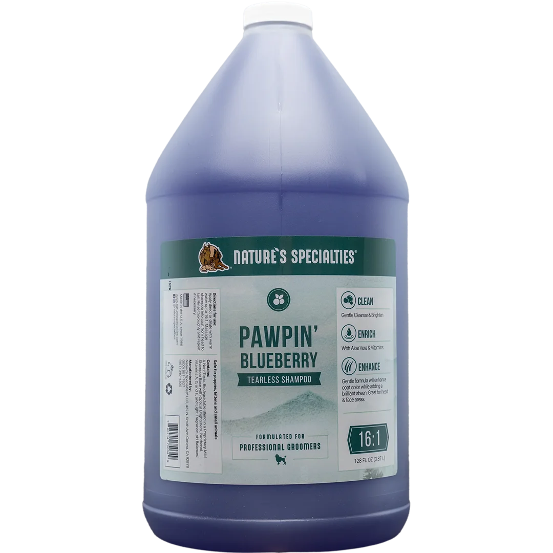 Pawpin Blueberry Face & Body Wash Shampoo Gallon by Nature's Specialties