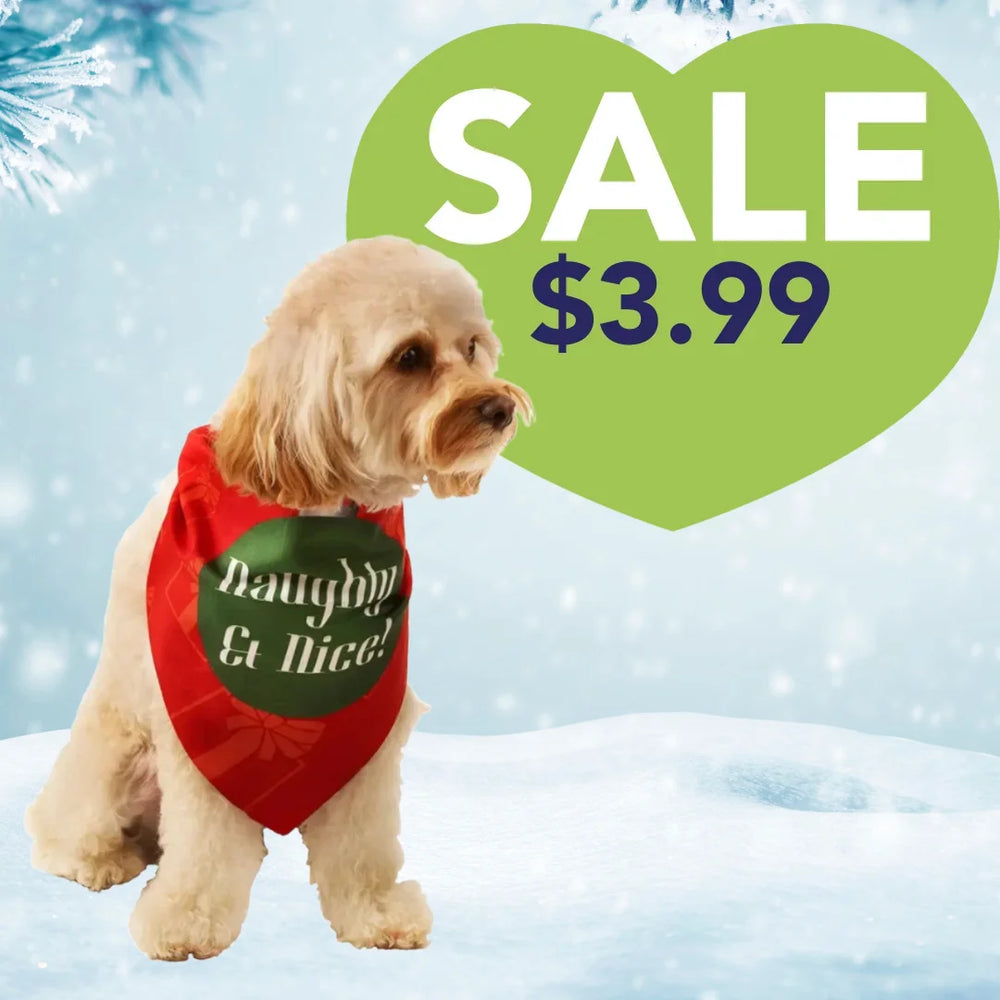 Dog Fashion Living Naughty & Nice Holiday Dog Bandana