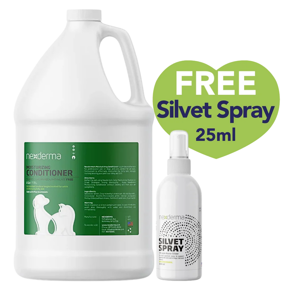 Moisturizing Conditioner Gallon with Free Silvet Spray 25ml by Nexderma