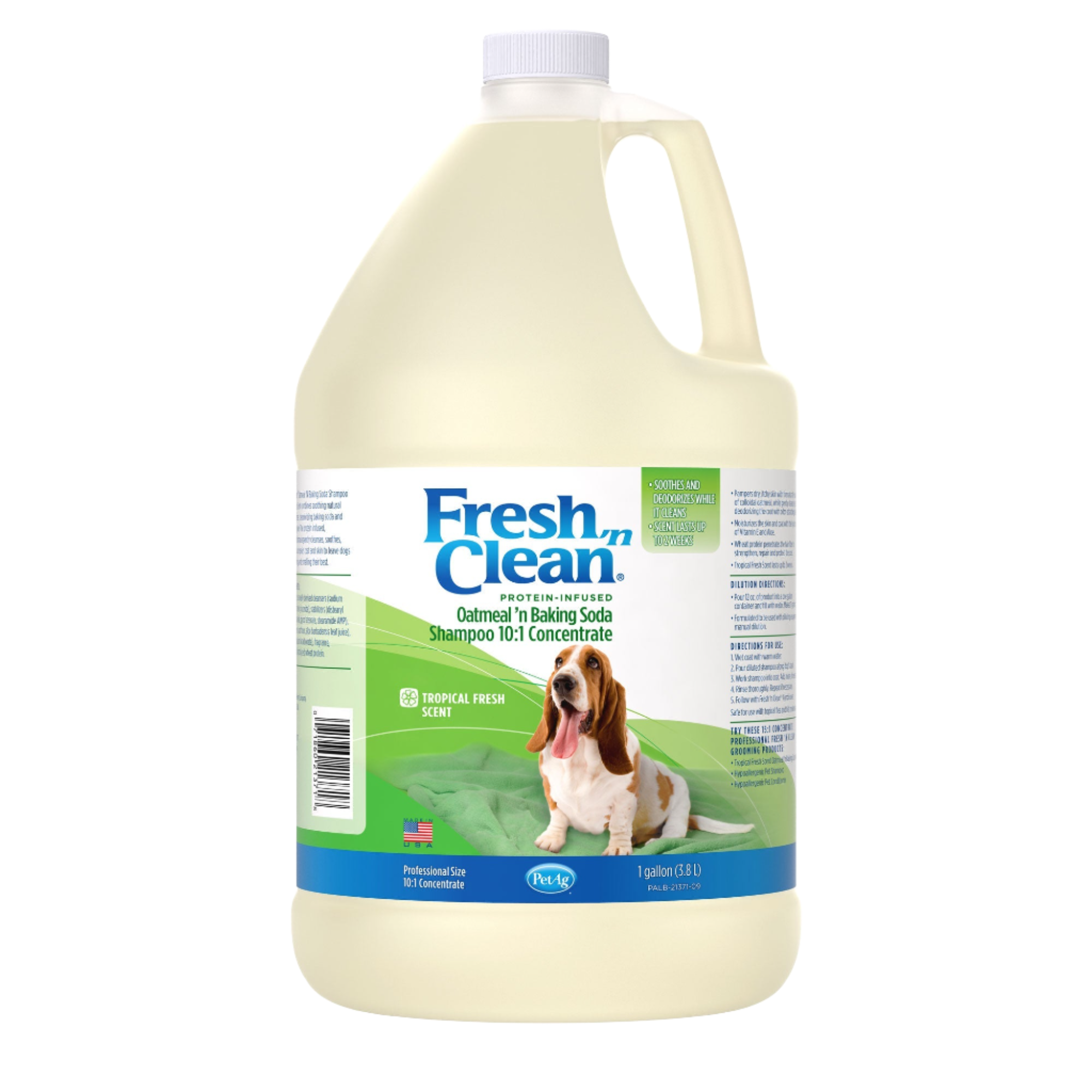 Oatmeal ’n Baking Soda Shampoo Tropical Scent 10:1 Concentrate Gallon by Fresh 'n Clean