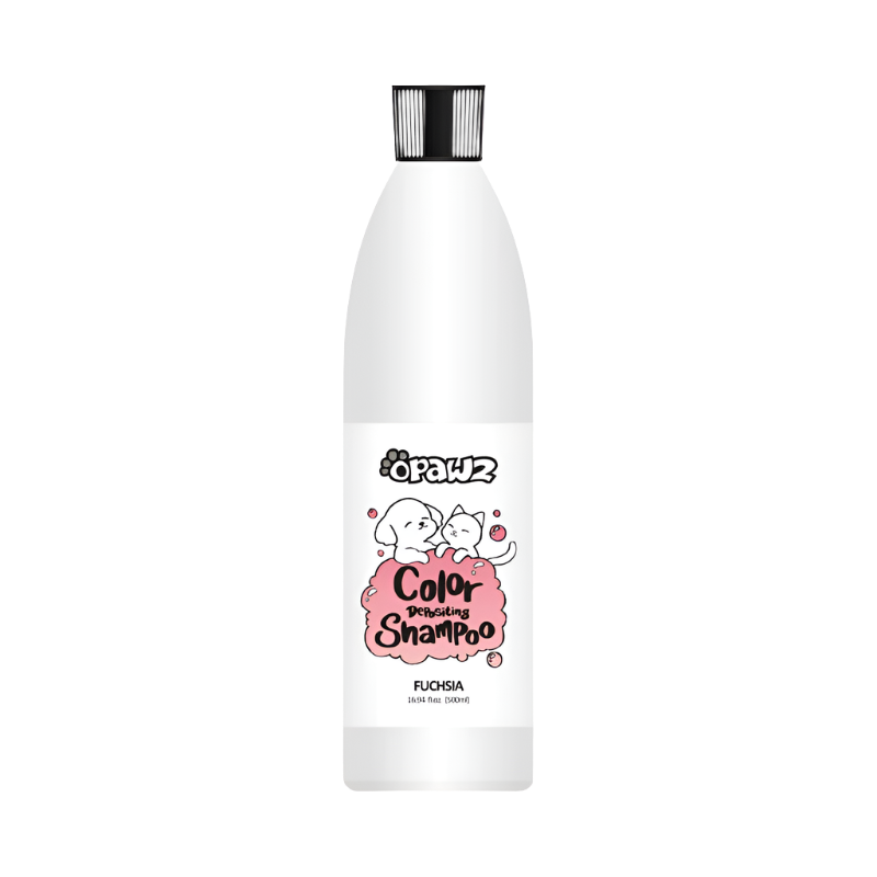 opawz color depositing shampoo fuschia 17oz