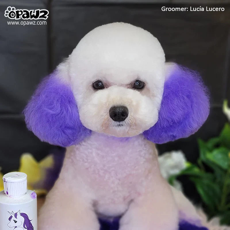 opawz permanent dog hair dye chic violet