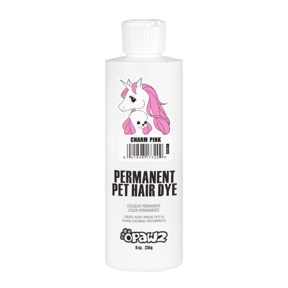 Permanent Dog Hair Dye Charm Pink 8oz by Opawz