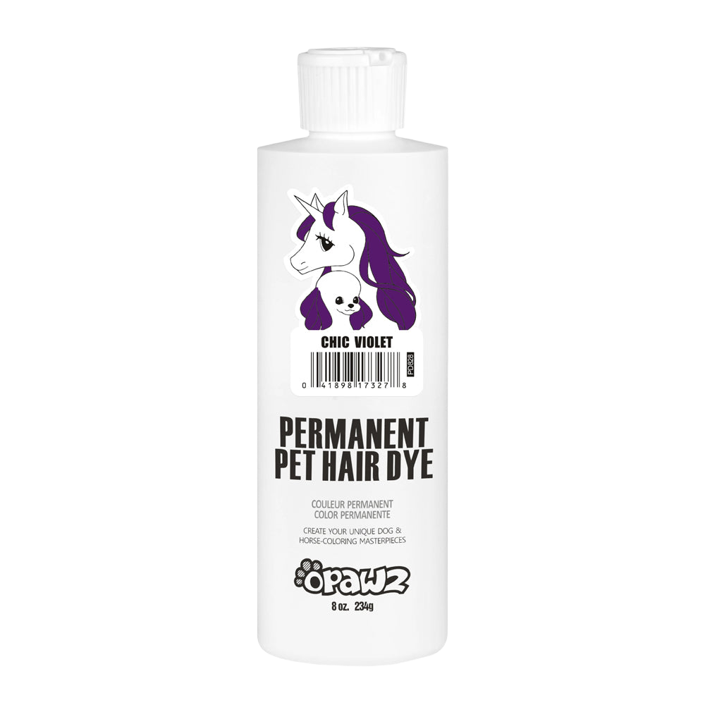 Permanent Dog Hair Dye Chic Violet 8oz by Opawz