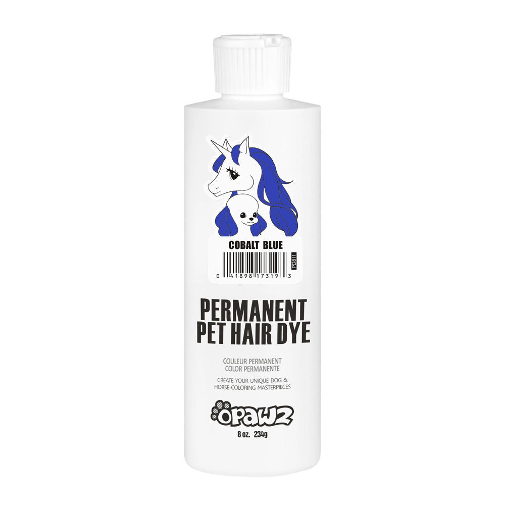 opawz permanent dog hair dye cobalt blue 8oz