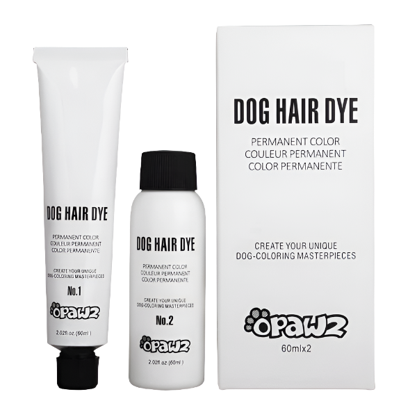 opawz permanent dog hair dye set super black 2oz