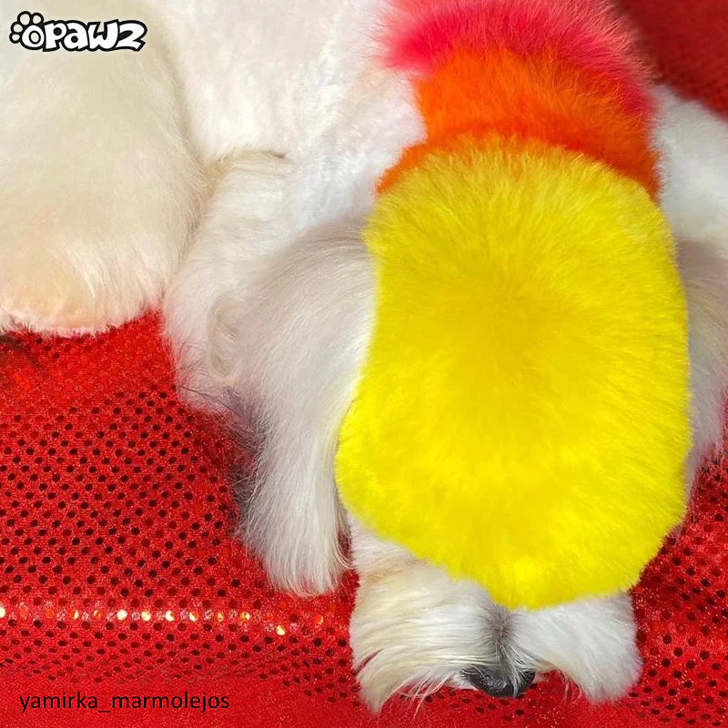 opawz permanent dog hair dye glorious yellow