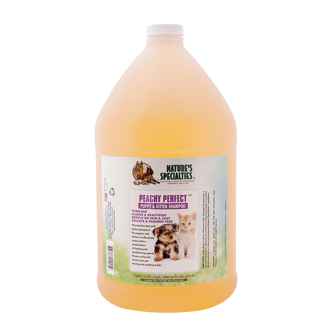 Peachy Perfect Shampoo for Puppy and Kitten Gallon