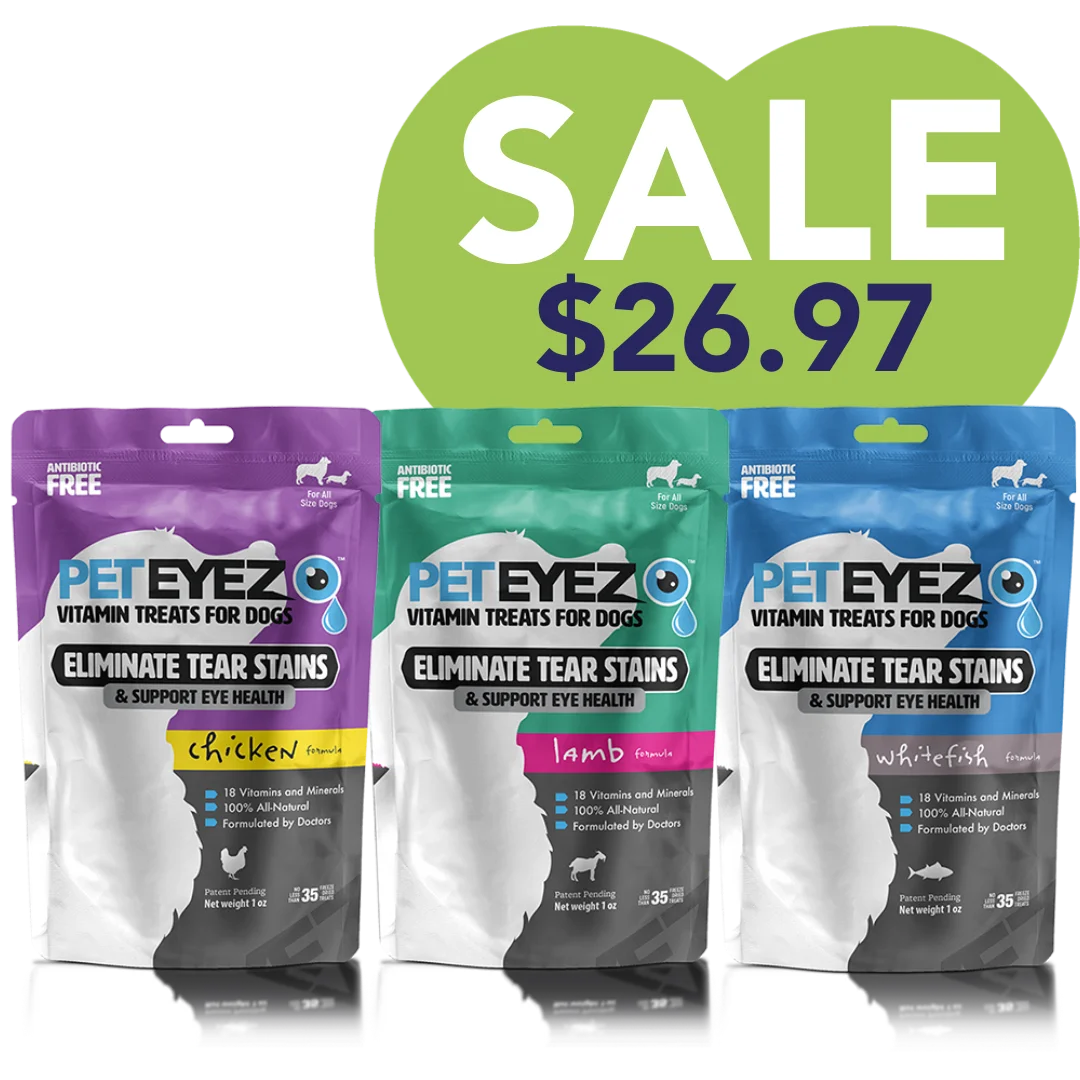 Chicken, Lamb and Whitefish Dog Treats Bundle by Pet Eyez