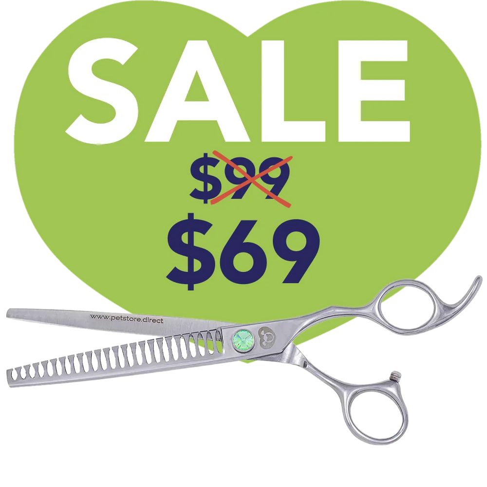 7" 24T Straight Chunker Shears by PetStore.Direct